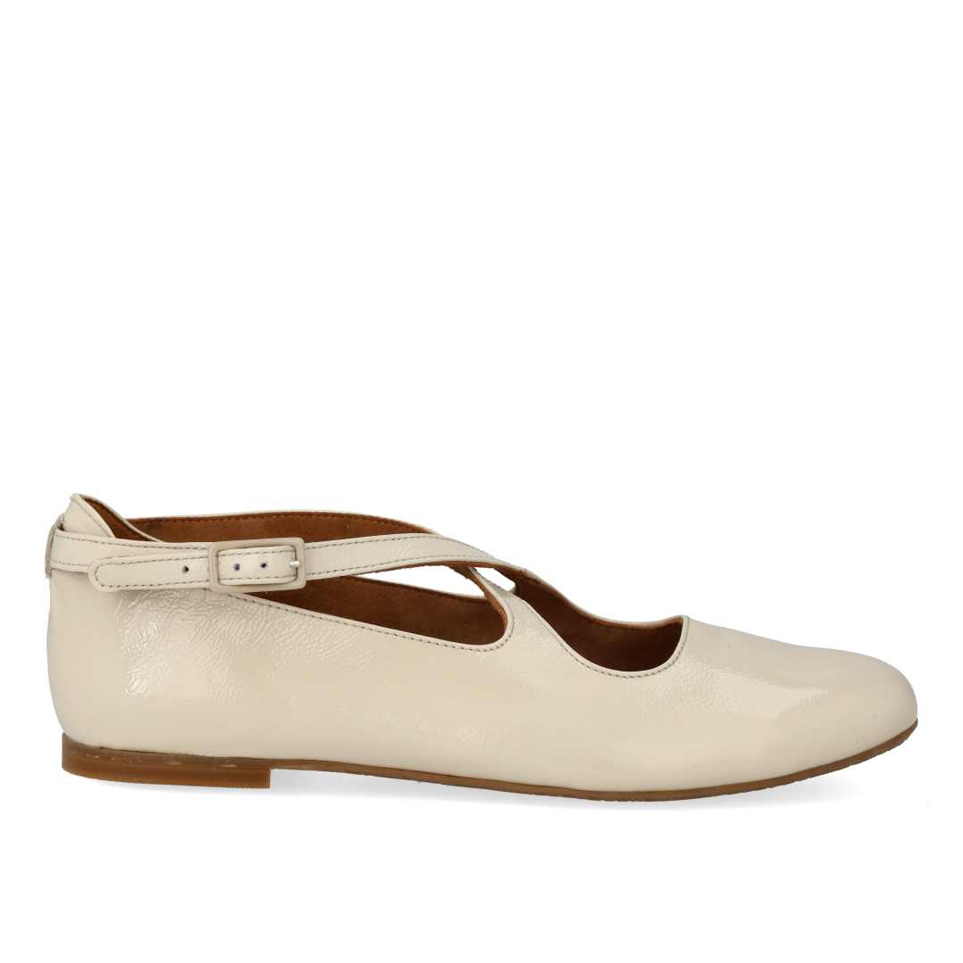 Mary Jane Ballerina mit Kreuzdetail