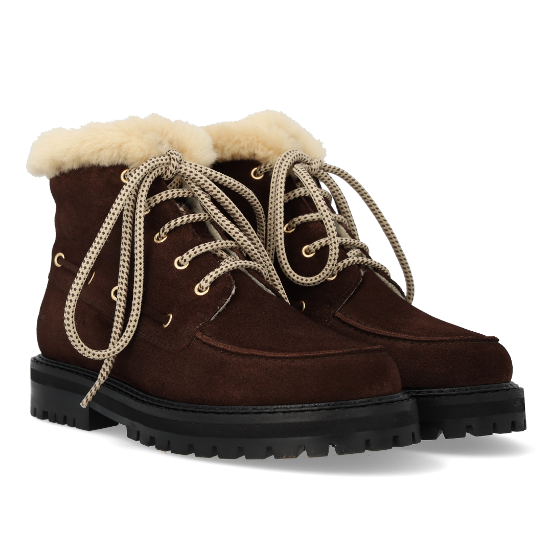 Winterstiefel mit Pelzbesatz