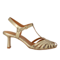 Sandalette mit schönem organischem Frontdetail