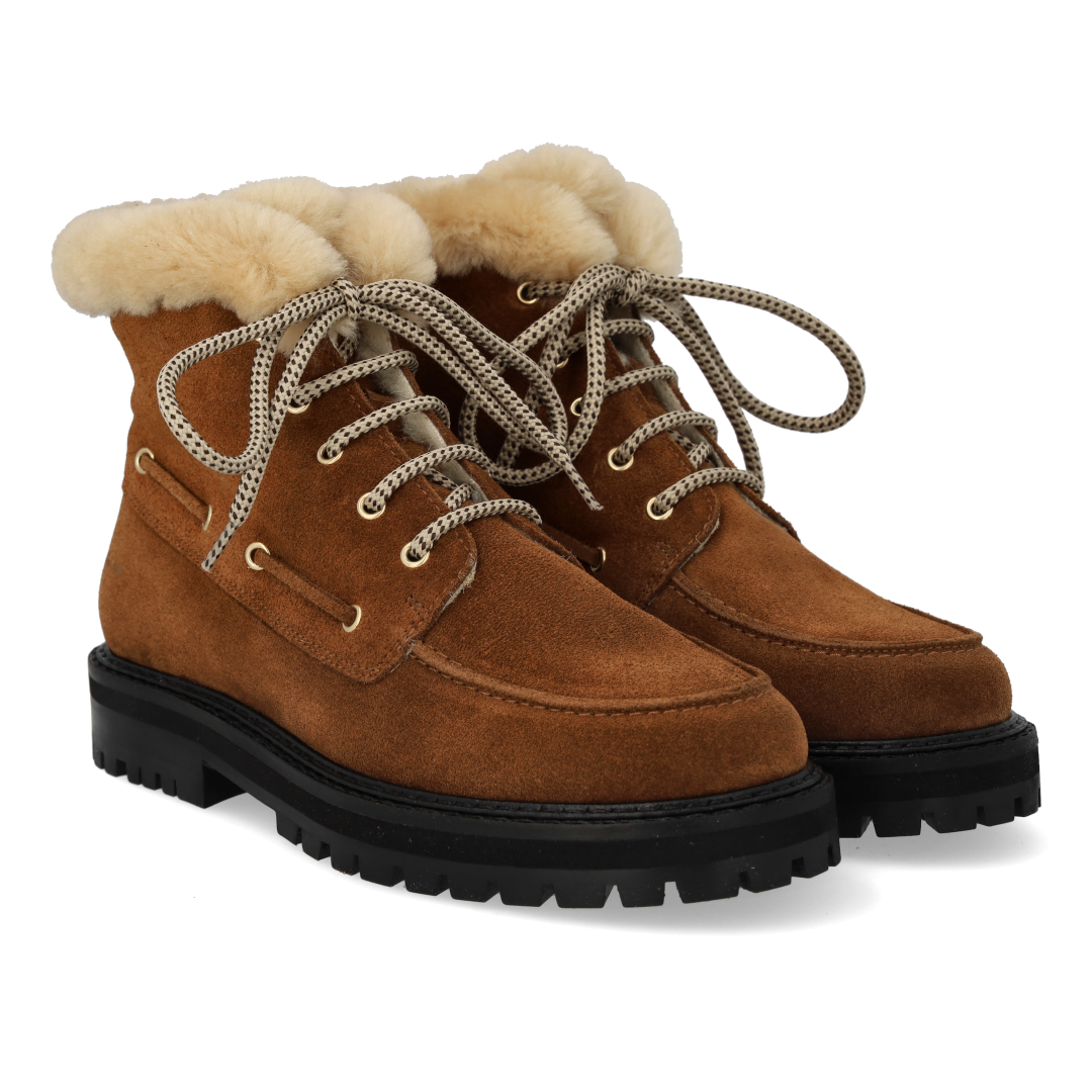 Winterstiefel mit Pelzbesatz
