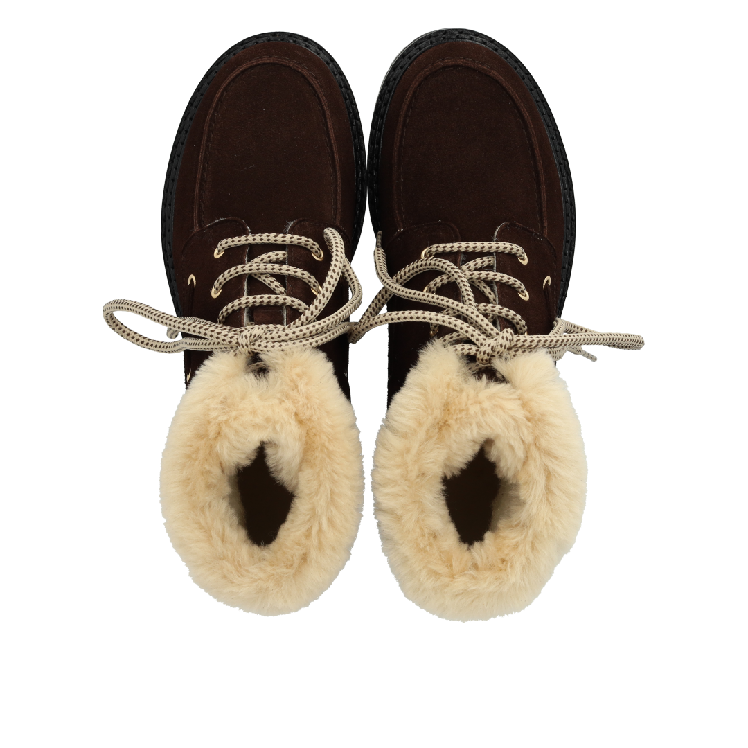 Winterstiefel mit Pelzbesatz